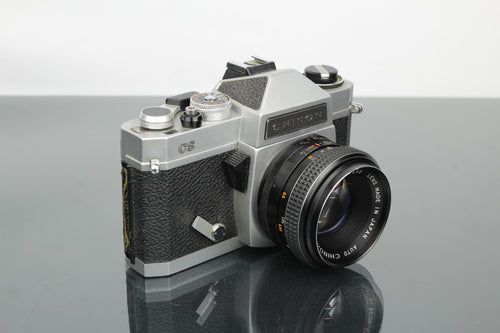 Chinon CS + 55mm 1.7 Chinon lens